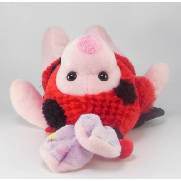 Pink Bunny in Ladybug Costume Plush 14" - Picture 8 of 8